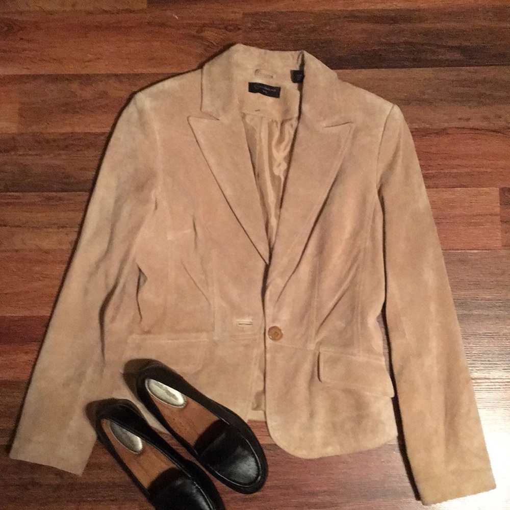 Content Leather Blazer